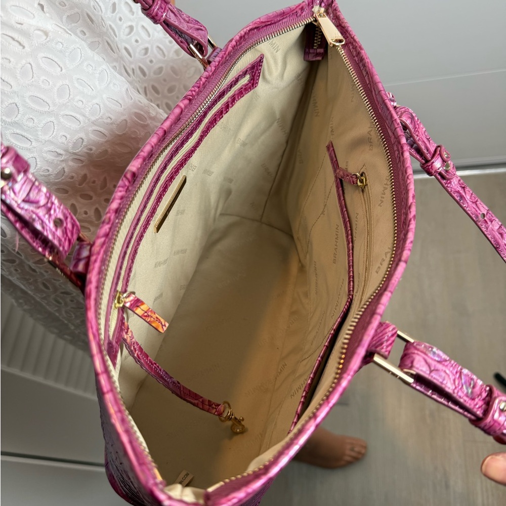 Brahmin Melbourne Medium Asher tote in prism ombre - Picture 6 of 15
